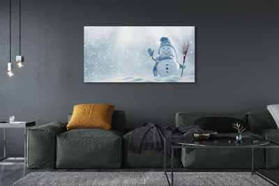 Fototryck canvas Snögubbe snö