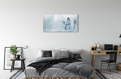 Fototryck canvas Snögubbe snö