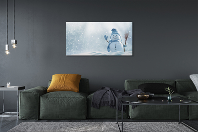 Fototryck canvas Snögubbe snö