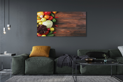 Fototryck canvas Majs peppar kål