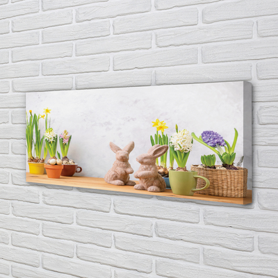 Fototryck canvas Kanin blommor