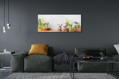 Fototryck canvas Kanin blommor