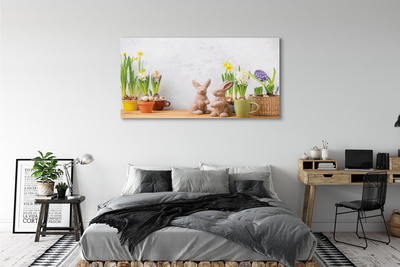 Fototryck canvas Kanin blommor