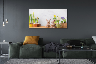 Fototryck canvas Kanin blommor