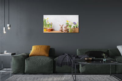 Fototryck canvas Kanin blommor