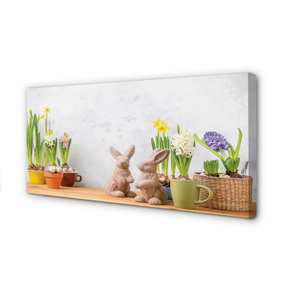 Fototryck canvas Kanin blommor