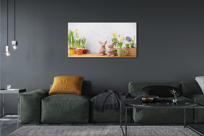 Fototryck canvas Kanin blommor