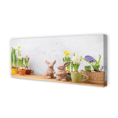 Fototryck canvas Kanin blommor