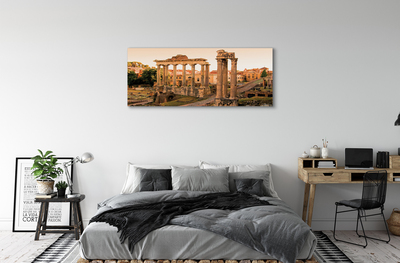 Canvas bild Rom Roman Forum soluppgång