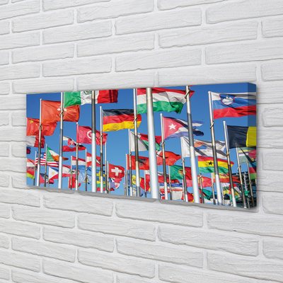 Bild canvas Flagga