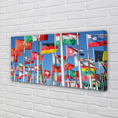 Bild canvas Flagga