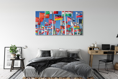 Bild canvas Flagga