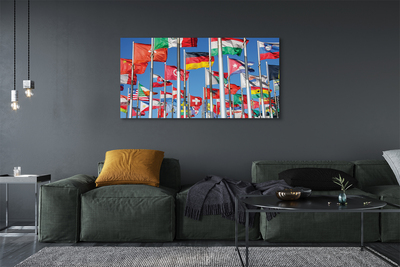 Bild canvas Flagga