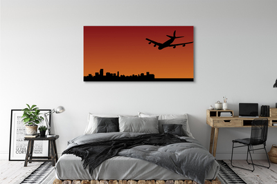 Bild canvas Flygplans himmel