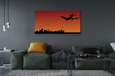 Bild canvas Flygplans himmel