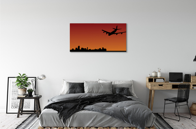 Bild canvas Flygplans himmel