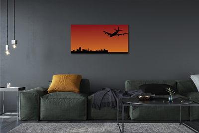 Bild canvas Flygplans himmel