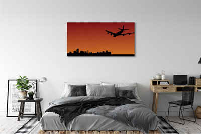 Bild canvas Flygplans himmel