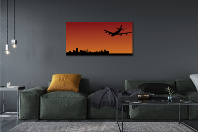 Bild canvas Flygplans himmel