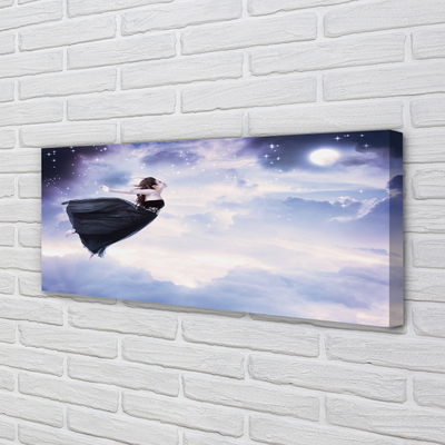 Bild canvas Fairy himmel moln månen