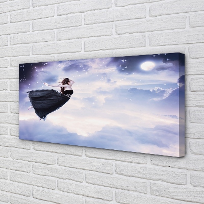 Bild canvas Fairy himmel moln månen