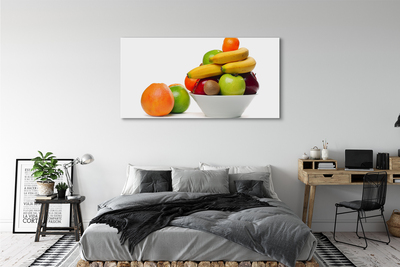 Foto till canvastavla Frukt i en skål