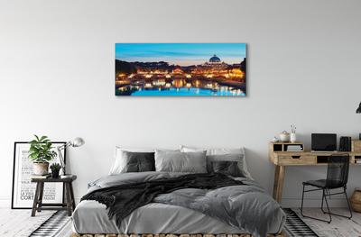 Fototryck canvas Rom Sunset flodbroar