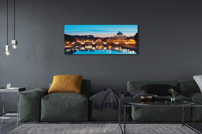 Fototryck canvas Rom Sunset flodbroar