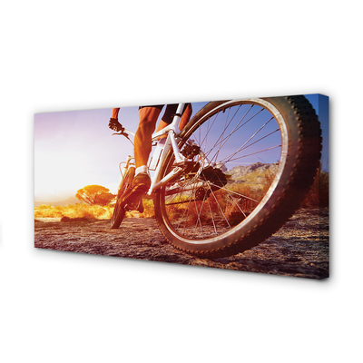 Fototryck canvas Cykelväg västerut