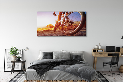 Fototryck canvas Cykelväg västerut