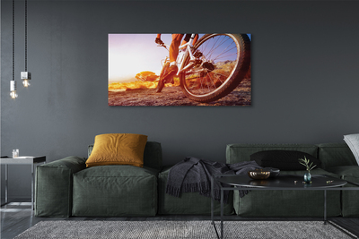 Fototryck canvas Cykelväg västerut