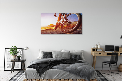 Fototryck canvas Cykelväg västerut