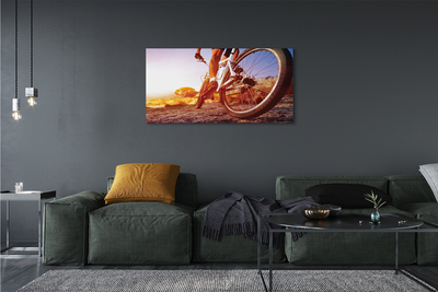 Fototryck canvas Cykelväg västerut