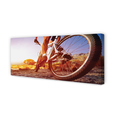 Fototryck canvas Cykelväg västerut