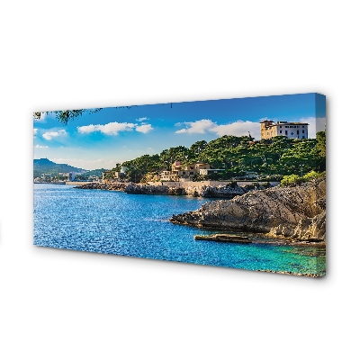 Fototryck canvas Spanien havet kust berg