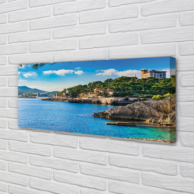 Fototryck canvas Spanien havet kust berg