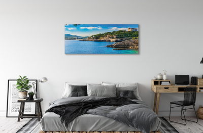 Fototryck canvas Spanien havet kust berg