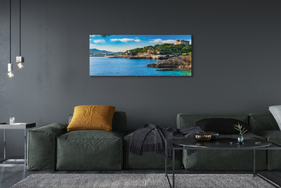 Fototryck canvas Spanien havet kust berg