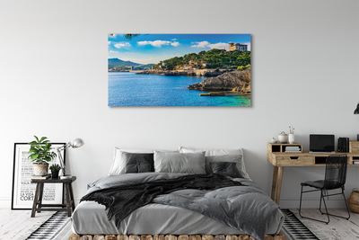 Fototryck canvas Spanien havet kust berg