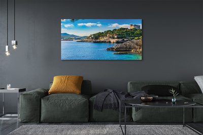 Fototryck canvas Spanien havet kust berg