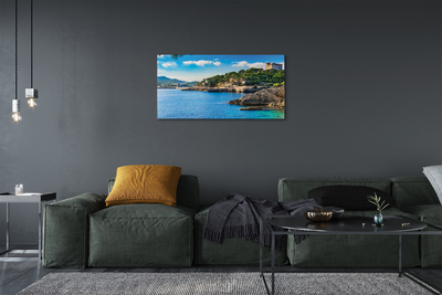 Fototryck canvas Spanien havet kust berg