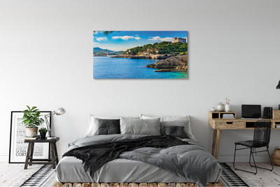 Fototryck canvas Spanien havet kust berg