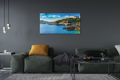 Fototryck canvas Spanien havet kust berg