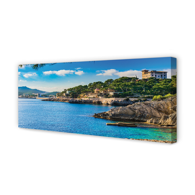 Fototryck canvas Spanien havet kust berg