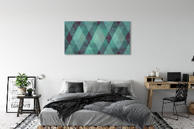 Bild på canvas Geometriskt diamantmönster