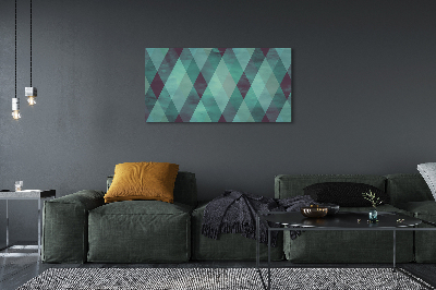 Bild på canvas Geometriskt diamantmönster