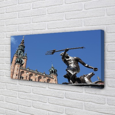 Bild på canvas Gdańsks monumentkyrka