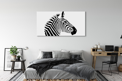 Fototryck canvas Zebra illustration