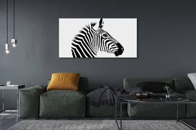 Fototryck canvas Zebra illustration