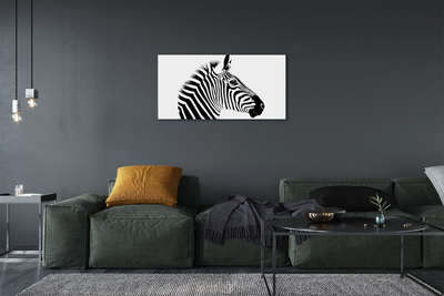 Fototryck canvas Zebra illustration